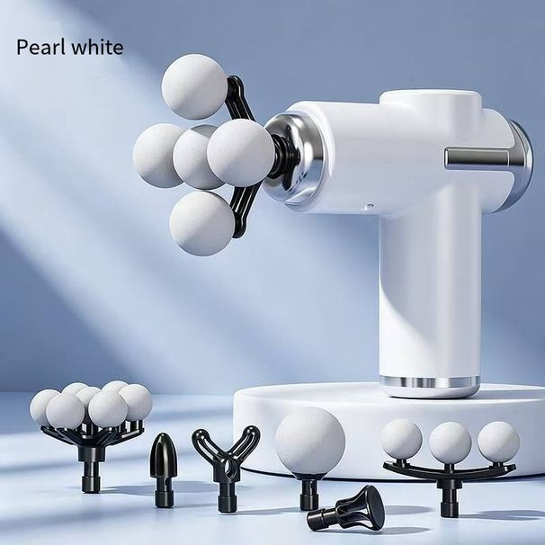 Deep Tissue Massage Gun, 6 Speed Percussion Muscle Massager With Multiple Massage Heads, Type‑C Rechargeable For Gym Office Home Muscle Relief_desvips.com