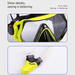 Outdoor Sports Mask Snorkel Regulator Fins Flippers Three-Piece Snorkeling Three Treasures Set Diving Goggles_desvips.com