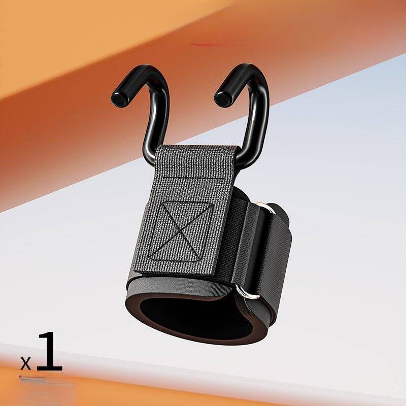 Assist For Middle-Aged And Elderly, Lumbar Traction Belt, Pull-Up Bar Aid With Barbell, Deadlift Anti-Slip Steel Hook_desvips.com