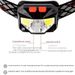 Mini USB Charging COB Red Light Headlight LED Night Running Outdoor Night Fishing Waterproof Head Strong Light Sensor Headlight_desvips.com