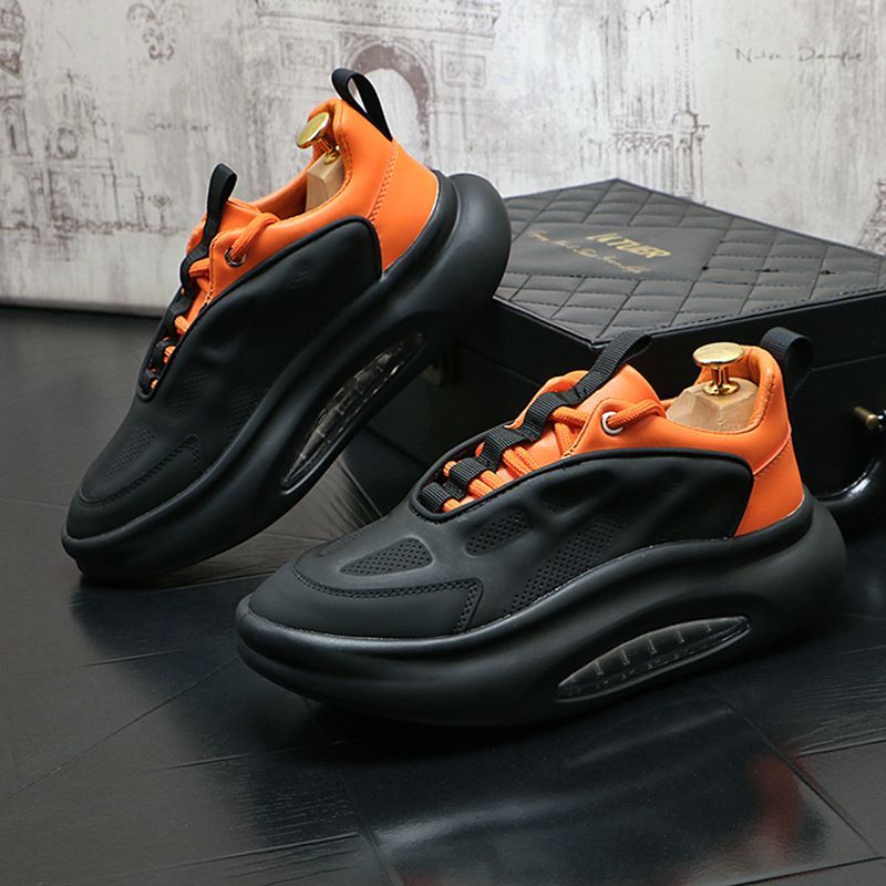 p7 2023 Spring New Platform Sneakers Stylish Casual Breathable Men's Trendy Single Shoes_desvips.com