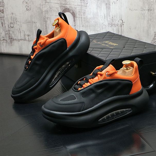p7 2023 Spring New Platform Sneakers Stylish Casual Breathable Men's Trendy Single Shoes_desvips.com