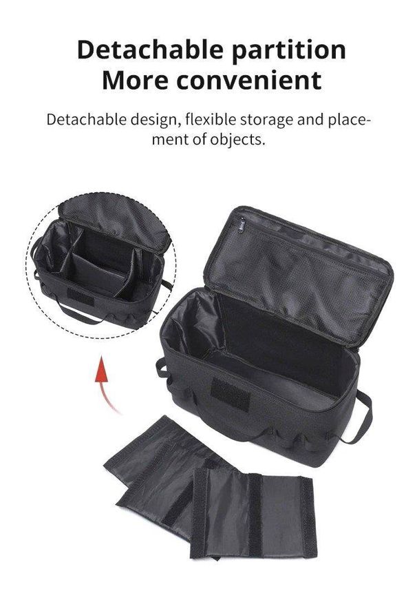Outdoor Mountaineering And Camping Divider Stove Gas Tank Picnic Tableware Storage Bag Debris Bag Tool Storage Bag Handbag_desvips.com