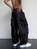 American-style Quick-drying Cargo Pants, New Summer Style, Parachute Pants, High-waisted Wide-leg Casual Sports Pants._desvips.com