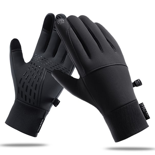 Winter Thermal Full Finger Cycling Gloves Windproof Touchscreen Men Women Waterproof Bicycle Gloves Anti-Slip Bike Gloves_desvips.com