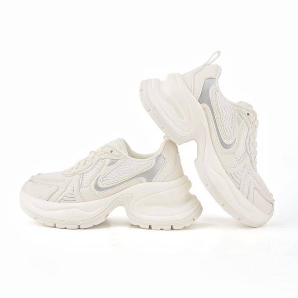 2025 New Spring/Autumn Edition Popular Mesh Breathable Lightweight Sports And Leisure - Tall Thick Soled Shoes_desvips.com