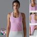 Quick Drying Breathable Ribbed Knit Sleeveless U Neck Vest Top for Yoga Running And Fitness Tight Fitting_desvips.com