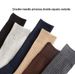 6 Pairs Large Men's Cotton Office Socks Long Solid White Black Mid-Calf Business Formal Sock Casual Plus Size 45 46 47_desvips.com