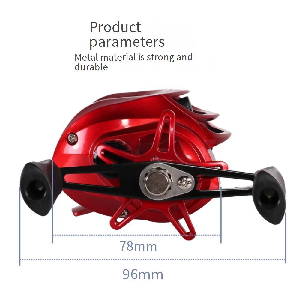 Fishing Tools Freshwater Dual Purpose Anti Explosion Line Fish Reel, Long Distance Casting Metal Water Drop Reel Lure_desvips.com