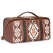 Bohemian Style PU Leather Cloud Pillow Cosmetic Bag Large Capacity Portable Toiletry Case Travel Toiletry Bag_desvips.com