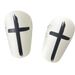 Mini Shin Guards For Adults - Small Size Football Leg Pads With Cross Design, Lightweight & Durable For Soccer Basketball Volleyball_desvips.com
