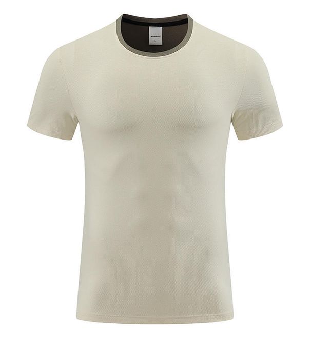 Men's Clothing Sports Short-Sleeved T-Shirts Casual Tops Fitness Training Clothes Quick-Drying Clothes Running_desvips.com