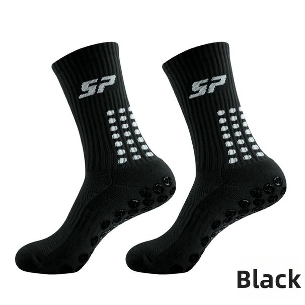 SP Professional Men's Outdoor Training Soccer Socks Shock Absorbent Towel Sole Anti-Slip Breathable Sweat Absorbent Running Socks_desvips.com