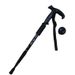 Shock Absorbing High Strength Hiking Ultra Light Aluminum Alloy Three Four Section Curved Straight Handle Telescopic_desvips.com