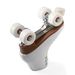 New Fashion Comfortable Adult Double Row Roller Skates, Black PU Wheels With Flashing Light Option_desvips.com