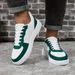 White Men's Casual Skateboad Sneakes Fashionable Outdoo Walking Tennis Shoes Fo Men And Women Spots Running_desvips.com