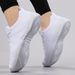 2535 Youth Teen Girls Cheerleading Shoes Breathable Mesh Aerobics Sneakers Lightweight Non‑slip Women's Casual Athletic_desvips.com