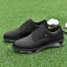 Golfer Sport Man Waterproof Shoes Ankle Golf Sneaker Supplies Golfing Shoes Non Slip Comfortable Walking Shoe Black 240_desvips.com