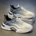 Spring New Versatile Casual Fashion Thick-Soled Dad Student Running Sports Trendy Breathable Men's Shoes_desvips.com