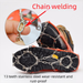 Outdoor Stainless Steel 13-Tooth Climbing Snow Claw Winter Reinforced Anti-Slip Cover Shoe Chain Ice Gripper_desvips.com