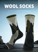 In-stock Cross-border Professional Breathable Merino Wool Socks, Non-slip Mid-calf Outdoor Hiking Sports Socks Wholesale_desvips.com