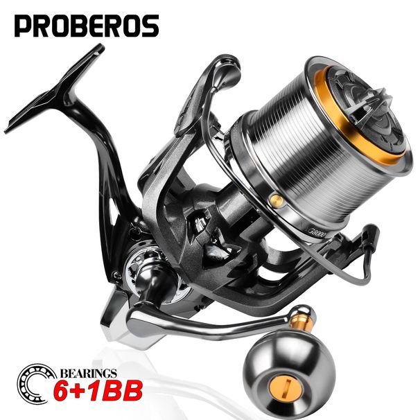 G Drag Sea Boat Lure Fishing Metal Stand Spinning Reel 4.8:1 Ultra Long Cast 6+1BB_desvips.com