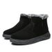 Snow Boots Men's 2025 Winter Velvet Thickened Thermal Cotton Shoes Korean Version Zipper Boots Men's Shoes_desvips.com