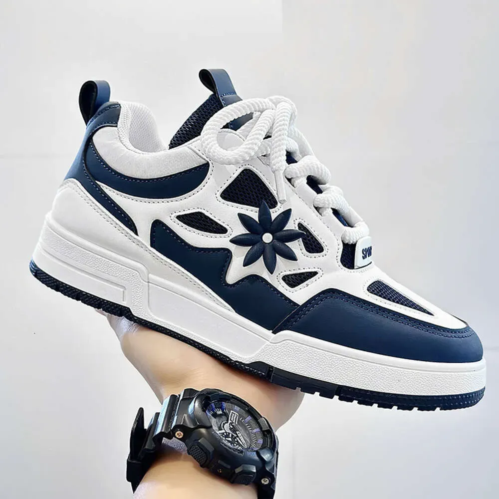 2024 Spring Korean Edition Bread Student Leisure Hot New Board Men's Niche Trendy Skateboarding Shoes_desvips.com