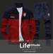 Men's Spring And Autumn Youth Sportswear Casual Couple Sportswear Plus Size Running Sportswear Set_desvips.com