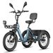 FAFREES F20 Mate II Electric Tricycle, 48V 21Ah Battery,Hydraulic Disc Brakes,Front & Rear Baskets_desvips.com