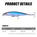 SINK Minnow Jerkbait Fishing Lure With Box Wobbler Hard Baits Crankbaits ABS Artificial Lure For Bass Pike Fishing Tackle_desvips.com