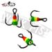 WALK FISH Winter Ice Fishing Hook Size 10# Winter Fish Treble Hooks Hard Bait Spoons Artificial Lure Fishhook Fishing Tackle_desvips.com