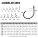 Deep Big Sea Lure Eagle Beak High Carbon Steel Suicide Demon Boat Fishing Return Fish Hook 10 Pieces_desvips.com