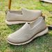 Men's breathable sports shoes flying mesh shoes men's large size 48 size running shoes_desvips.com