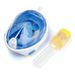 Single tube full dry snorkeling mask for children diving mirror with large frame_desvips.com