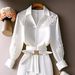 women's clothing work clothes white suit suits for women spring and autumn temperament formal ocns high end feeling_desvips.com