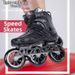 Adult Inline Speed Skates Three-Wheel Professional Racing Roller Skates For Men And Women Children's Roller Skates For Boys And Girls_desvips.com
