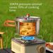 304 Stainless Steel Camping Pressure Cooker Portable Pot For High Altitude Cooking Lightweight Durable Perfect For Backpacking Hiking Outdoor_desvips.com