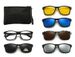 New Releases In December Cross-Border Cycling Magnetic TR90 Polarized Sunglasses One Pair With Five Clip-On Lenses Sports Retro Set Wholesale_desvips.com