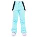 for Men And Women Winter Outdoor Windproof Water-Resistant Warm Thickened Snowboard Snow Ski Bib Pants_desvips.com