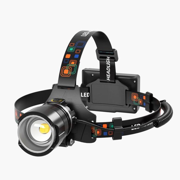 Charging Outdoor Night Fishing Lights Camping And Mountaineering Emergency Lights Induction Stretch Zoom Warning Lights Strong Bald Headlights_desvips.com