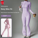 Cross-border Foreign Trade Explosive Autumn And Winter Zipper Long Sleeve Trousers Bell-bottoms Yoga Set Nude Fitness Sports Yoga Clothes_desvips.com