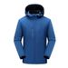 New One-Piece Fleece-Lined Couple's Workwear Men And Women Autumn Winter Hooded Mountaineering Jacket_desvips.com