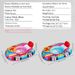 Baby Inflatable Car Boat Swim Ring With Steering Wheel Horn Cute Cartoon Float For Toddlers 1-3 Years Safe Pool Beach Toy_desvips.com