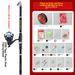 Carbon 2.1/2.4m Sea Rod Sea Fishing Rod Casting Rod 10 Axle 5000 Type Fishing Boat Set_desvips.com