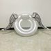 Swimming Rings New Inflatable Angel Wing Swimming Ring PVC Inflatable Adult Enlarged Seat Inflatable Floating Mat_desvips.com
