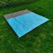 Outdoor Camping Waterproof Convenient Foldable Portable Picnic Mat Moisture Proof Mat Polyester Plaid Pocket Beach Mat_desvips.com