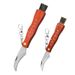 Red Pearwood Multifunctional Outdoor Portable Folding Knife, Mushroom Pocket Knife With Brush_desvips.com