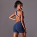 European And American Style Tight-Fitting Seamless Bodysuit Women, Butt-Lifting One-Piece Sports Pilates Fitness Yoga_desvips.com