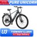 PURE UNICORN U3 Electric Mountain Bike 29'' All-Terrain E-Bike 750W 48V12.8AH Battery_desvips.com